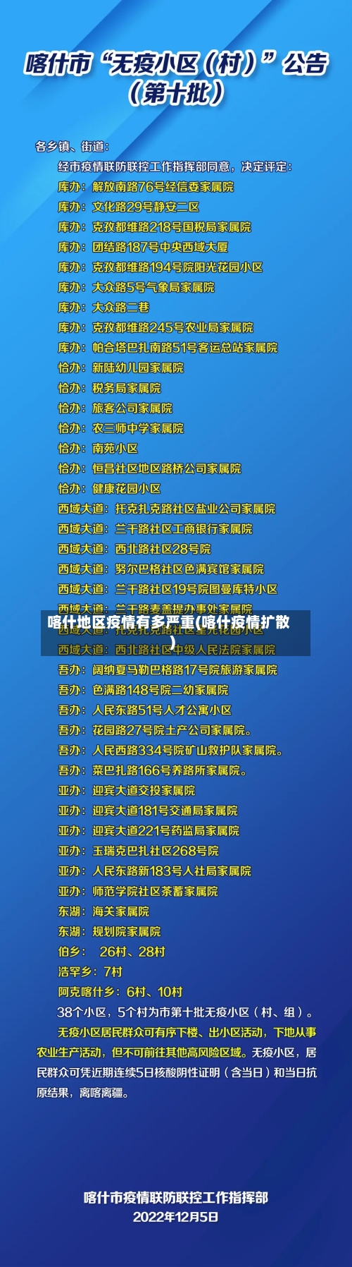 喀什地区疫情有多严重(喀什疫情扩散)