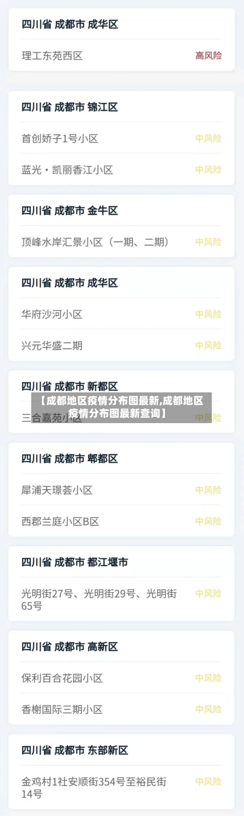 【成都地区疫情分布图最新,成都地区疫情分布图最新查询】-第1张图片