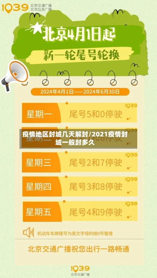疫情地区封城几天解封/2021疫情封城一般封多久-第3张图片