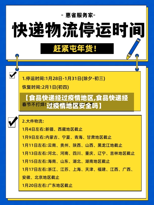 【食品快递经过疫情地区,食品快递经过疫情地区安全吗】-第1张图片