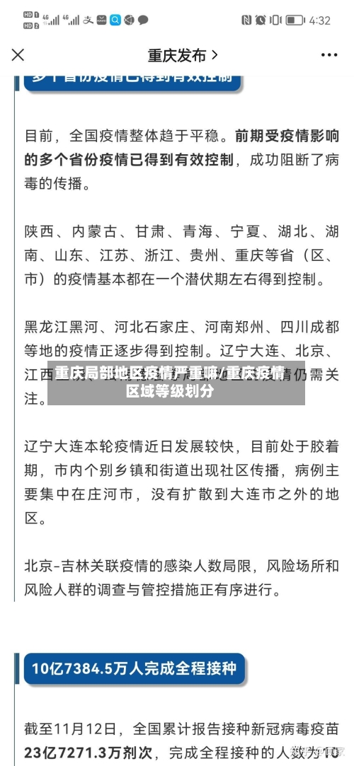 重庆局部地区疫情严重嘛/重庆疫情区域等级划分-第1张图片