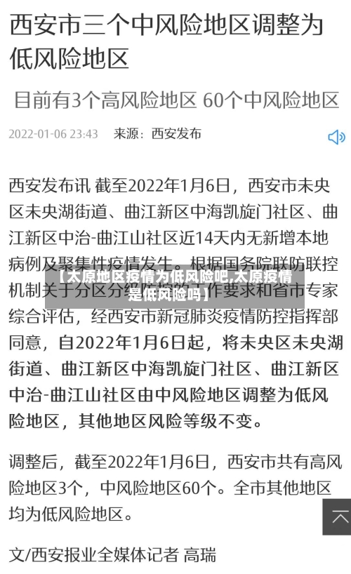 【太原地区疫情为低风险吧,太原疫情是低风险吗】-第3张图片